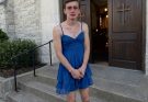 My Son Showed Up to His Father’s Funeral Wearing a Woman’s Pink Dress—Then He Told Me Why, and I Dropped to My Knees in Shock.